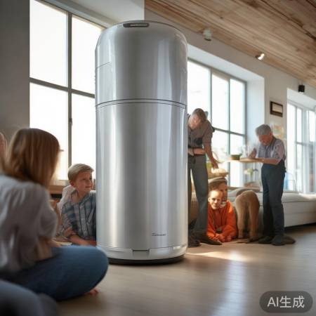 “新型空气能热水器，节能环保，