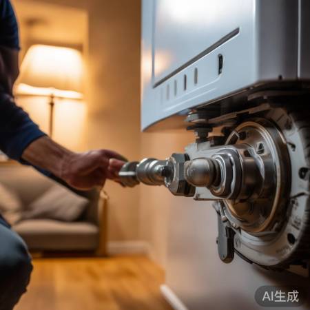 壁挂炉保养：先关阀，防喷水。