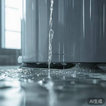 电热水器排污阀，底座开启排污。