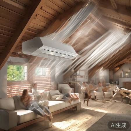 阁楼中央空调，四季恒温，安静舒