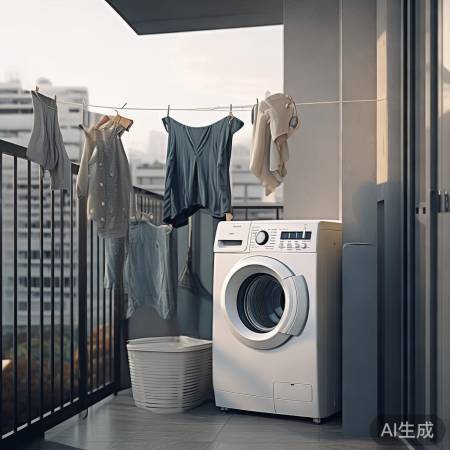 阳台洗衣机可否晾晒衣物？
