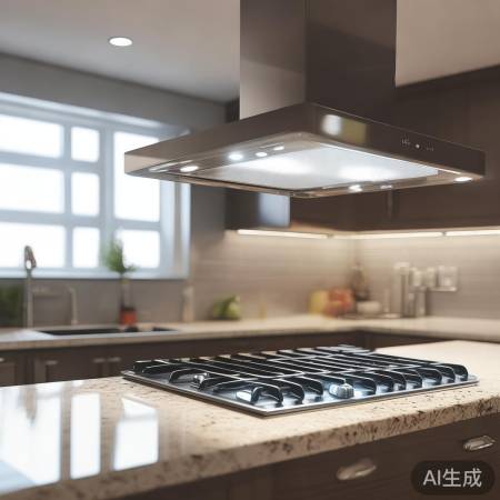 油烟机灯亮，传感器故障引。