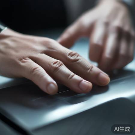 轻按指纹头，勿用力过猛。