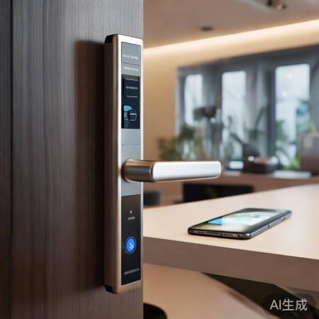 智能指纹锁，安全便捷，智能家居