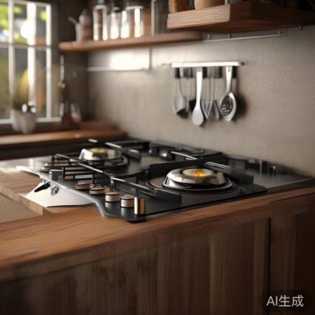 时尚燃气灶，美化厨房空间