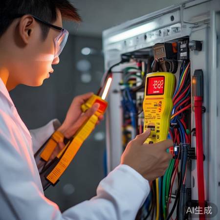 测电笔识火零，一目了然。