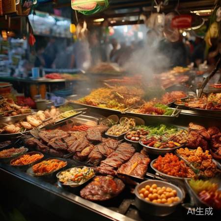 美食天堂，招牌烤肉赞不绝口