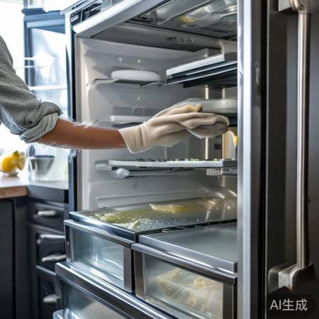 清洁冰箱，消味消毒。
