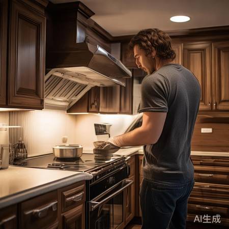 定期检查，油烟机稳固安装