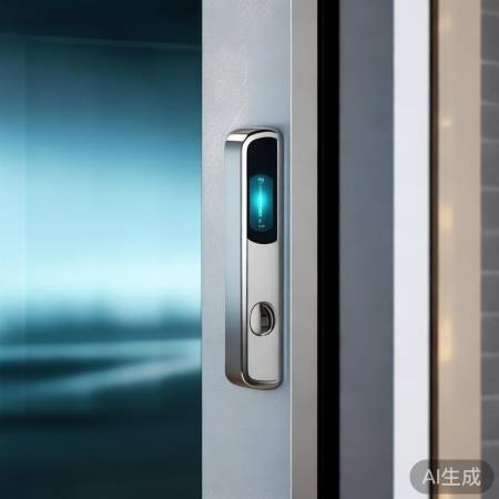 指纹锁安装孔与机械锁不同