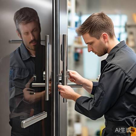 深丽安指纹锁售后维修预约电话教导(换指纹锁，需重新开孔？揭秘安装细节)