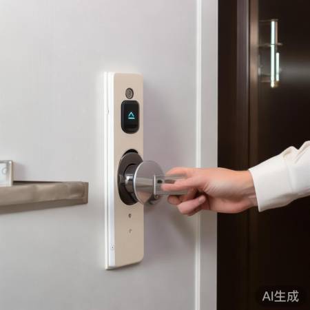 无需开孔指纹锁安装