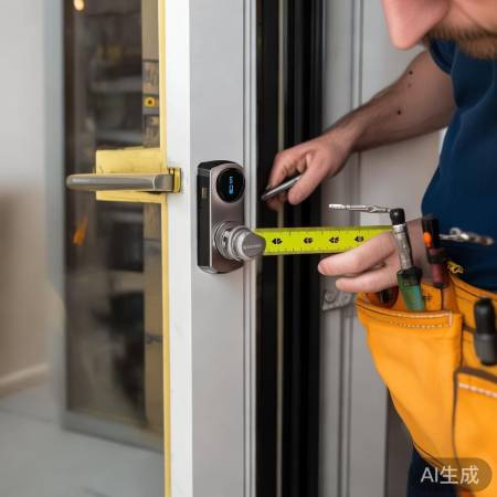 换指纹锁需重新开孔？