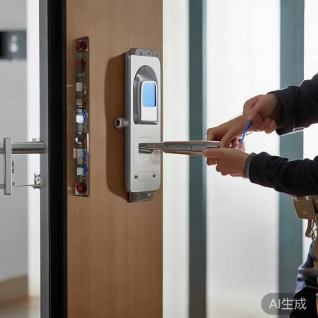 金指码指纹锁维修服务热线获取教大家_换指纹锁需重新开孔吗？详解安装细节