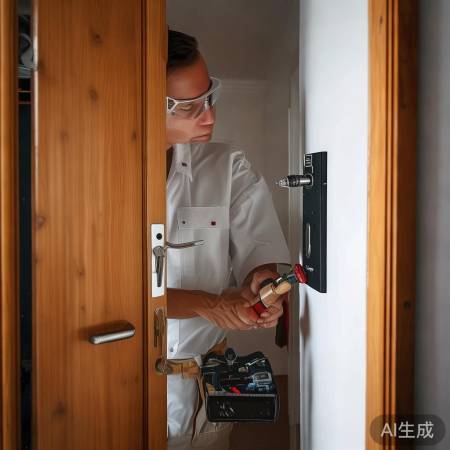 专业师傅换指纹锁