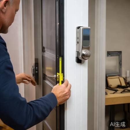 换指纹锁可能需开孔