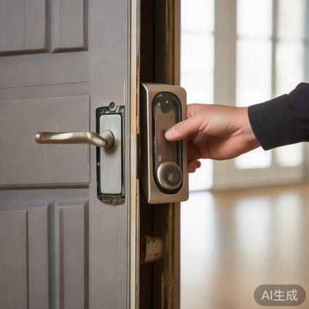 旧锁新锁尺寸合，换锁无需开孔