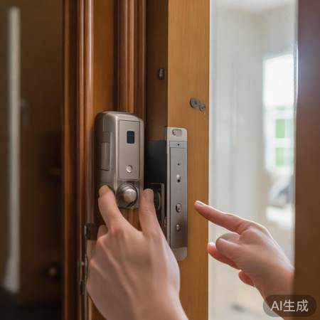 指纹锁安装与测试