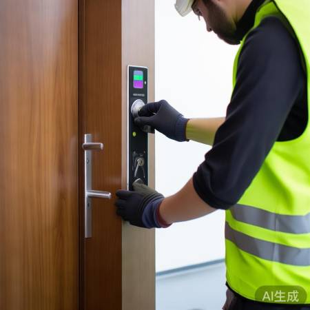 安装指纹锁要点：位置合适，安全