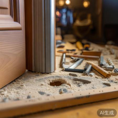 换指纹锁开孔攻略分享