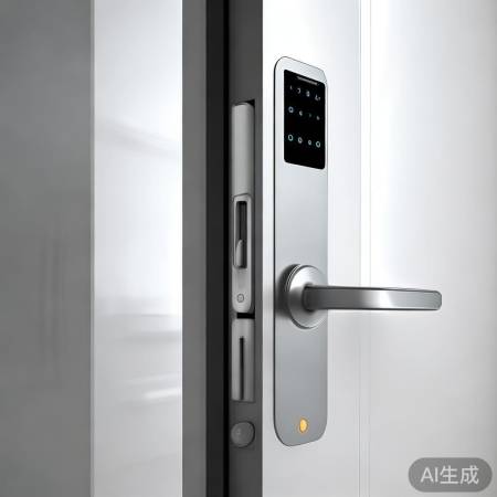 指纹锁通用，门标准不需重开孔