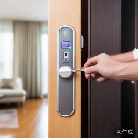 选正品，固安装，保养指纹锁