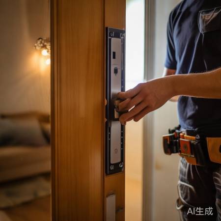 “揭秘指纹锁安装真相”